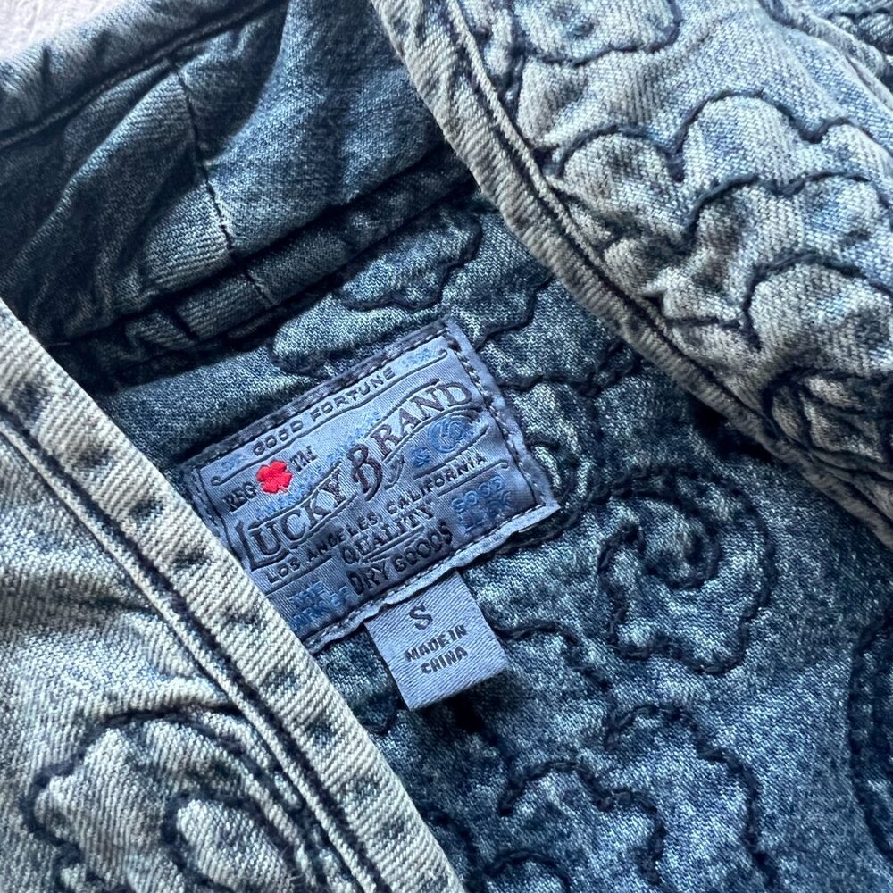 Lucky Brand Floral Quilted Kimono - Picture 6 of 10